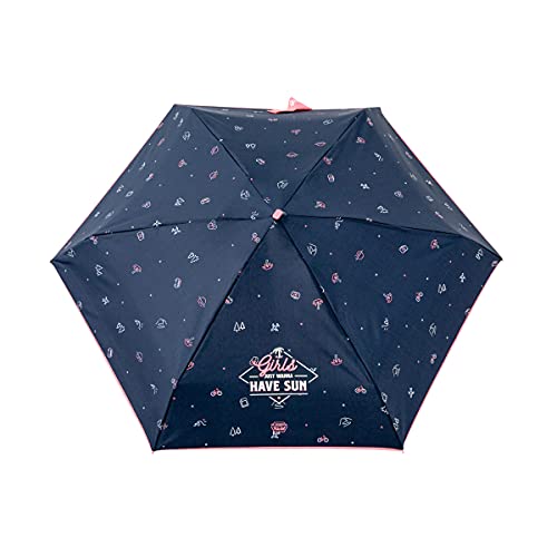 Mr Wonderful Small-Sized Travel Umbrella - Girls Just Wanna Hav von Mr. Wonderful