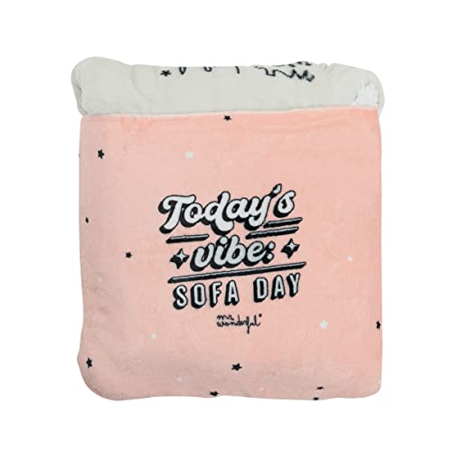 Mr. Wondeful – Decke mit Case Magic Collection – Today's Vibe: Sofa Day von Mr. Wonderful