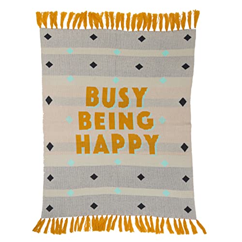 Mr. Wonderful Decke - Busy Being Happy von Mr. Wonderful