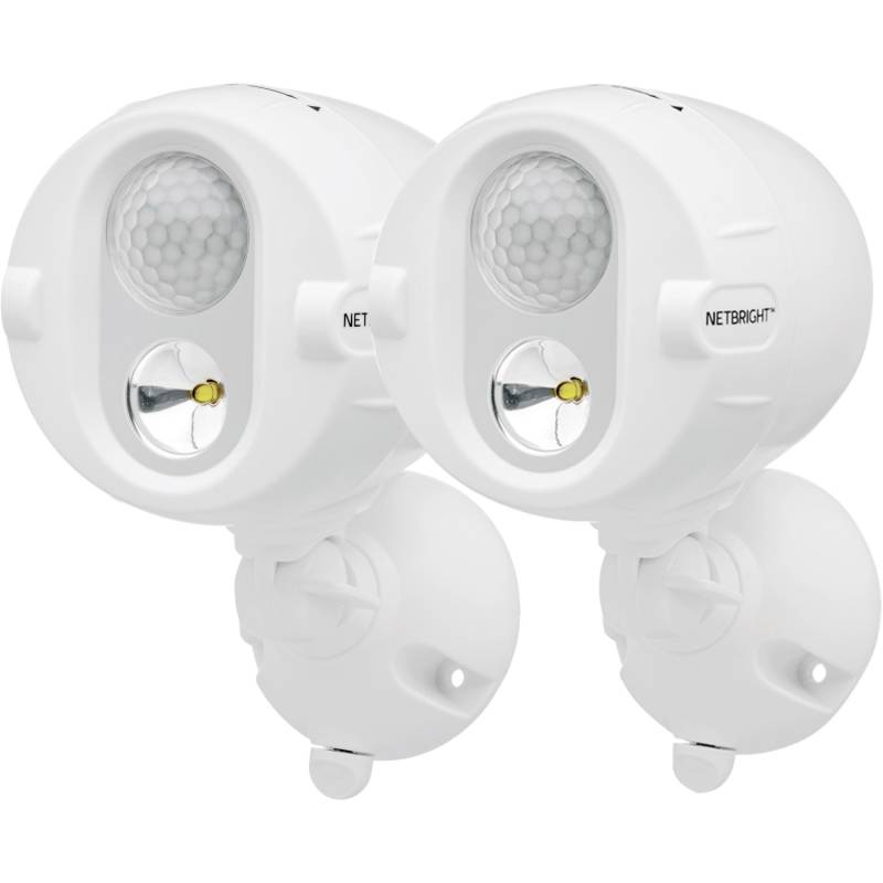 Mr. Beams LED-Außenstrahler mit Bewegungsmelder MBN342 Weiß 2er-Pack von Mr. Beams
