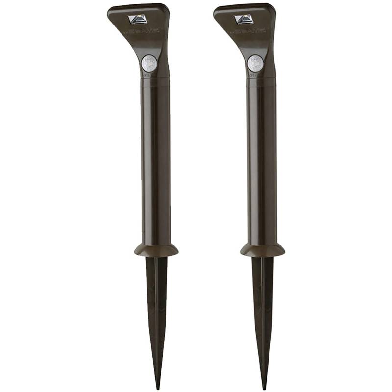 Mr. Beams LED-Wegeleuchte MB592 mit Bewegungsmelder Braun 2er-Pack von Mr. Beams