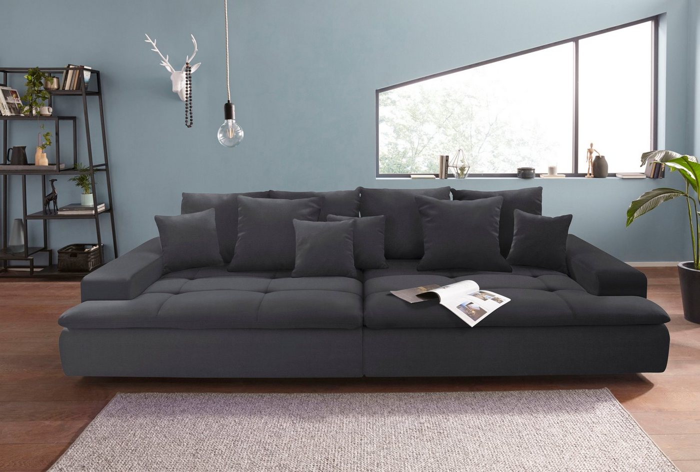 Mr. Couch Big-Sofa Haiti, wahlweise mit Kaltschaum (140kg Belastung/Sitz) und AquaClean-Stoff von Mr. Couch