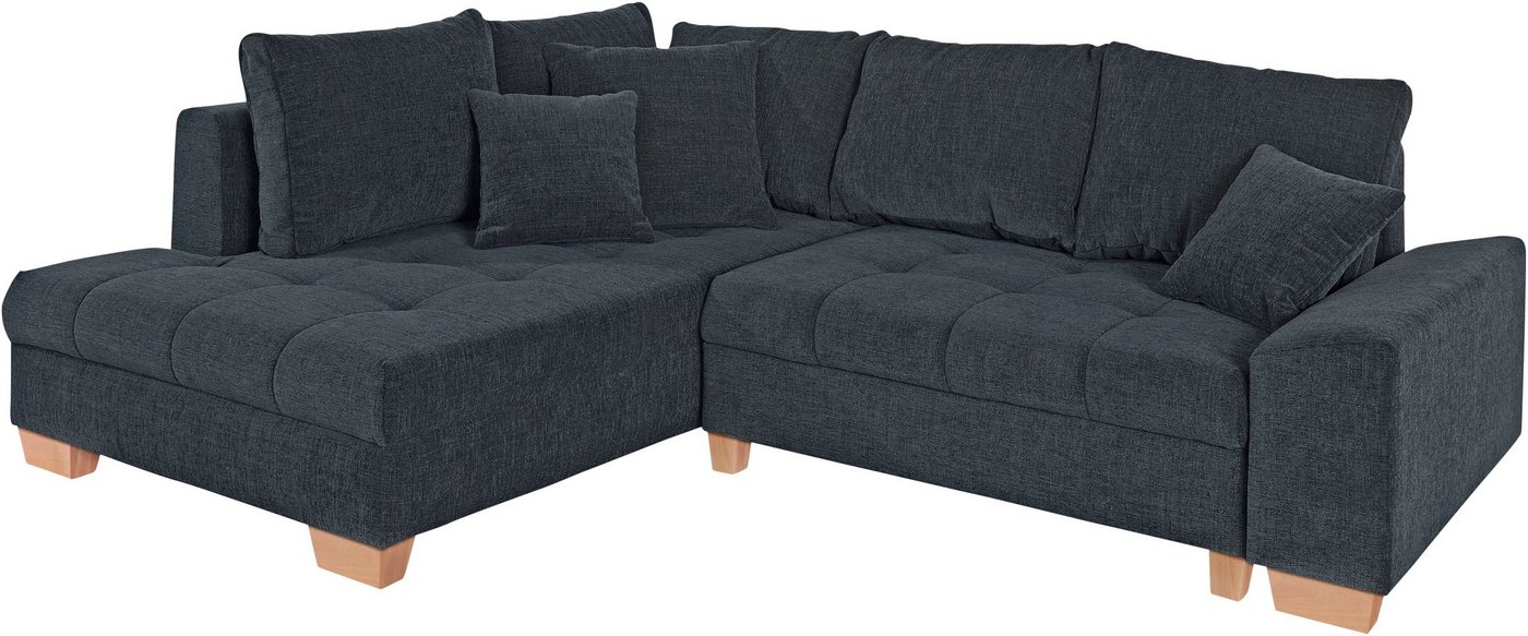 Mr. Couch Ecksofa Nikita L-Form, wahlweise mit Kaltschaum (140kg Belastung/Sitz), AquaClean-Stoff von Mr. Couch