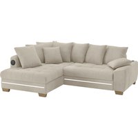 Mr. Couch Ecksofa "Nikita II, L-Form", RGB-LED, Bluetooth-Soundsystem, wahlweise mit Bett, Bettkasten von Mr. Couch
