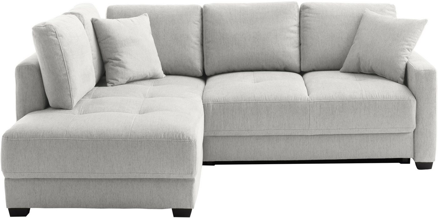 Mr. Couch Ecksofa Pierre, L-Form mit Taschenfederkern, mit DuraSpring-Taschenfederkern bis 140 kg belastbar von Mr. Couch