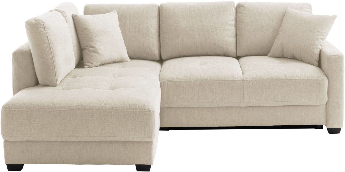 Mr. Couch Ecksofa Pierre, L-Form mit Taschenfederkern, mit DuraSpring-Taschenfederkern bis 140 kg belastbar von Mr. Couch