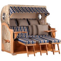 Strandkorb Baltikum XXL Bullauge Teak PE Shell Dessin 526 Strandkorb Baltikum XXL Bullauge Teak PE Shell Dessin 526 von Mr. Deko