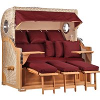 Strandkorb Baltikum XXL Bullauge Teak PE Shell Dessin 550 Strandkorb Baltikum XXL Bullauge Teak PE Shell Dessin 550 von Mr. Deko