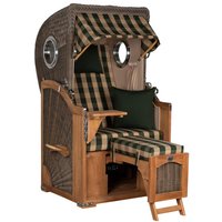 Strandkorb Düne Single Bullauge Teak PE Grey Dessin 506 Strandkorb Düne Single Bullauge Teak PE Grey Dessin 506 von Mr. Deko