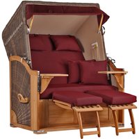 Strandkorb Seeblick Teak PE Grey Dessin 550 Strandkorb Seeblick Teak PE Grey Dessin 550 von Mr. Deko