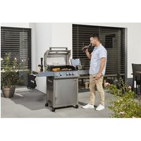 Mr. GARDENER Gasgrill »Virginia«, 3 Brenner, Grillfläche: 62  x  43  cm, mit Unterschrank - grau von Mr. GARDENER