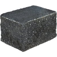 Mr. GARDENER Mauerstein »Anzio«, BxHxT: 25 x 15 x 18 cm, anthrazit - grau von Mr. GARDENER