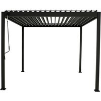 Mr. GARDENER Pergola »Basic 88«, Höhe: 240 cm, anthrazit, pulverbeschichtet - grau von Mr. GARDENER