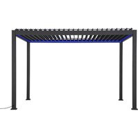 Mr. GARDENER Pergola »Deluxe 111 Smart«, BxH: 392 x 250 cm, anthrazit - grau von Mr. GARDENER