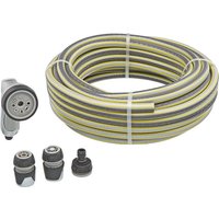 Mr. GARDENER Schlauch-Set »Premium«, Länge: 20 m - grau von Mr. GARDENER