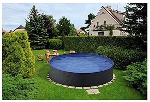 Rundpool 350 x 90 cm , Stahlwandbecken-Set, Schwimmenpool Anthrazit, Swimmingpool Rundpool 350 x 90 cm , Stahlwandbecken-Set, Schwimmenpool Anthrazit, Swimmingpool von Mr. Gardener
