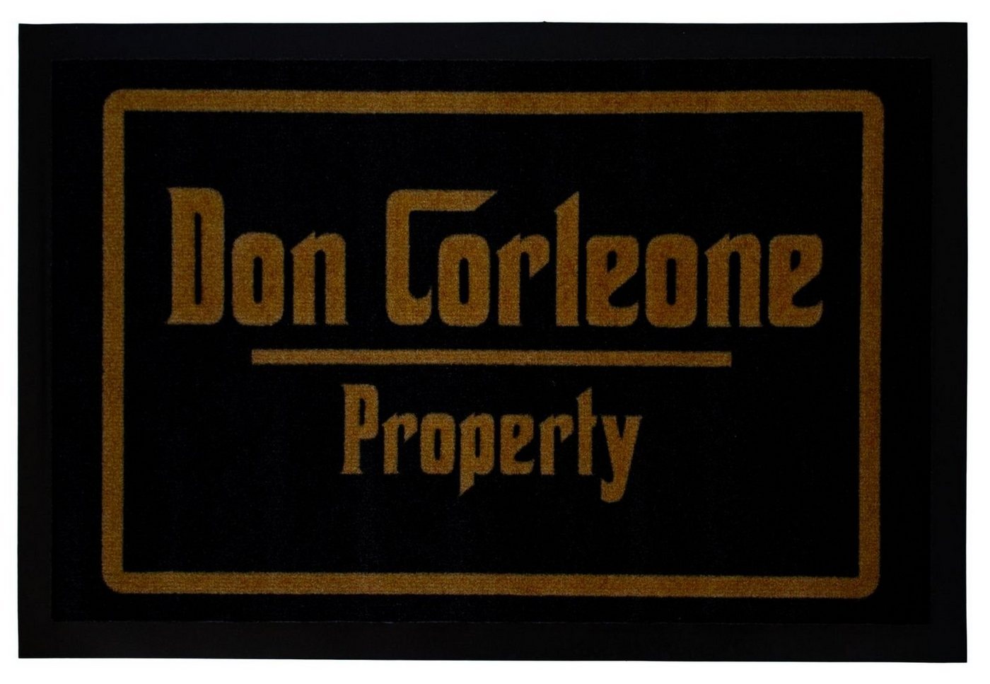 Fußmatte Don Corleone Türmatte 60x40 cm, Mr. Ghorbani, Rechteckig, Höhe: 3 mm von Mr. Ghorbani