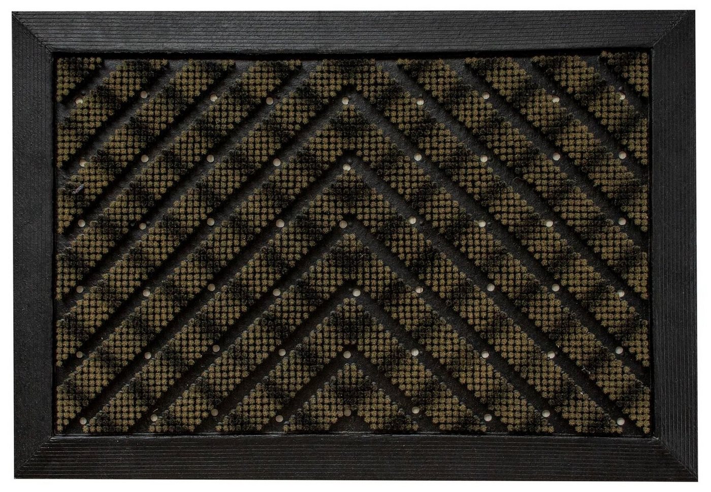 Fußmatte Fussmatte- Motiv V-Power Beige 80 x 60 cm, Mr. Ghorbani, Rechteckig, Höhe: 10 mm von Mr. Ghorbani