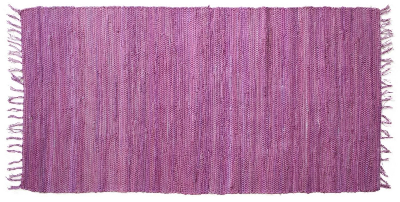 Teppich Handgewebter Kelim Fleckerl Uni Farben 100% Baumwolle 2000 g / qm, Mr. Ghorbani, Rechteckig, Höhe: 7 mm von Mr. Ghorbani