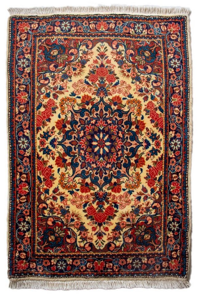 Teppich Malayer 103 cm x 70 cm reiner Schurwolle, Mr. Ghorbani, Rechteckig, Höhe: 5 mm von Mr. Ghorbani