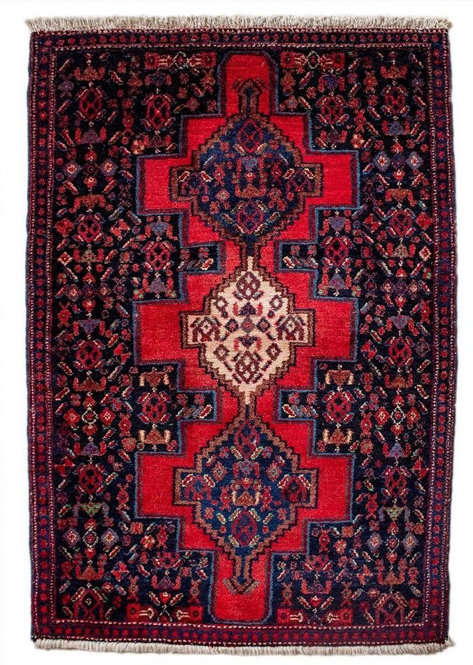 Teppich Senneh 103 x 68 cm reiner Schurwolle, Mr. Ghorbani, Rechteckig, Höhe: 5 mm von Mr. Ghorbani