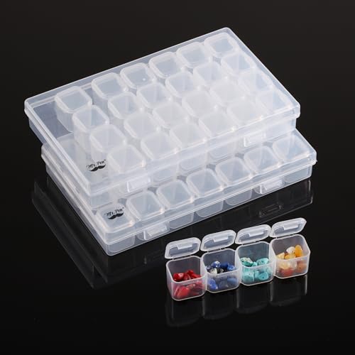 Mr. Pen-28 Grids, 2 Pack, Bead Storage Containers with 160pcs Label Stickers, Diamond Art, Bead Box, Diamond Painting Organizer Mr. Pen-28 Grids, 2 Pack, Bead Storage Containers with 160pcs Label Stickers, Diamond Art, Bead Box, Diamond Painting Organizer von Mr. Pen