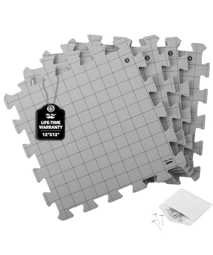 Mr. Pen- Interlocking Blocking Mats, 12”x12”, 4 Pack, Blocking Mats for Knitting & Crochet Projects with 50 T-Pins, Knitting Blocking Mats and Pins, Crochet Blocking Board for Crocheting Mr. Pen- Interlocking Blocking Mats, 12”x12”, 4 Pack, Blocking Mats for Knitting & Crochet Projects with 50 T-Pins, Knitting Blocking Mats and Pins, Crochet Blocking Board for Crocheting von Mr. Pen
