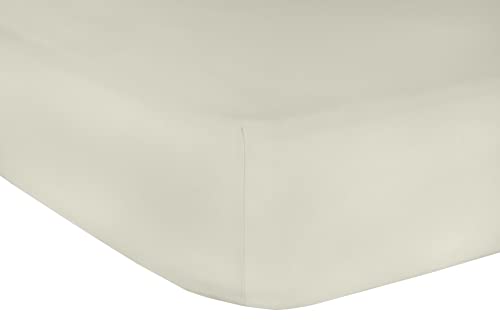 Mr.Sandman Full Elastan de Luxe Topper Spannbetttuch Perlmutt 160x200-210cm 240gr/m² von Mr. Sandman