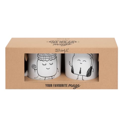 Mr. Wonderful - Iconic 2er Set Becher - Zusammen ist es besser von Mr. Wonderful