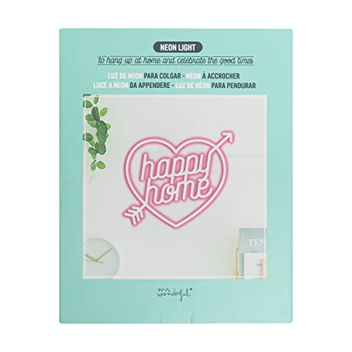 Mr. Wonderful - Lamp of Neon - Happy Home von Mr. Wonderful