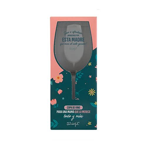 Mr. Wonderful WOA11773ES Weinglas - trocken oder fruchtig, wir bieten für diese Mutter, die den Himmel verdient hat, 470 Milliliter. von Mr. Wonderful