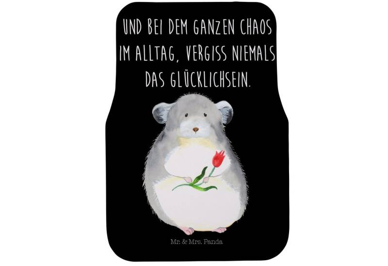 Mr. & Mrs. Panda Fußmatte Chinchilla Blume, Fahrer Autofußmatte, Schwarz, Autofußmatte, Chinchi, Höhe: 63 mm Mr. & Mrs. Panda Fußmatte Chinchilla Blume, Fahrer Autofußmatte, Schwarz, Autofußmatte, Chinchi, Höhe: 63 mm von Mr. & Mrs. Panda
