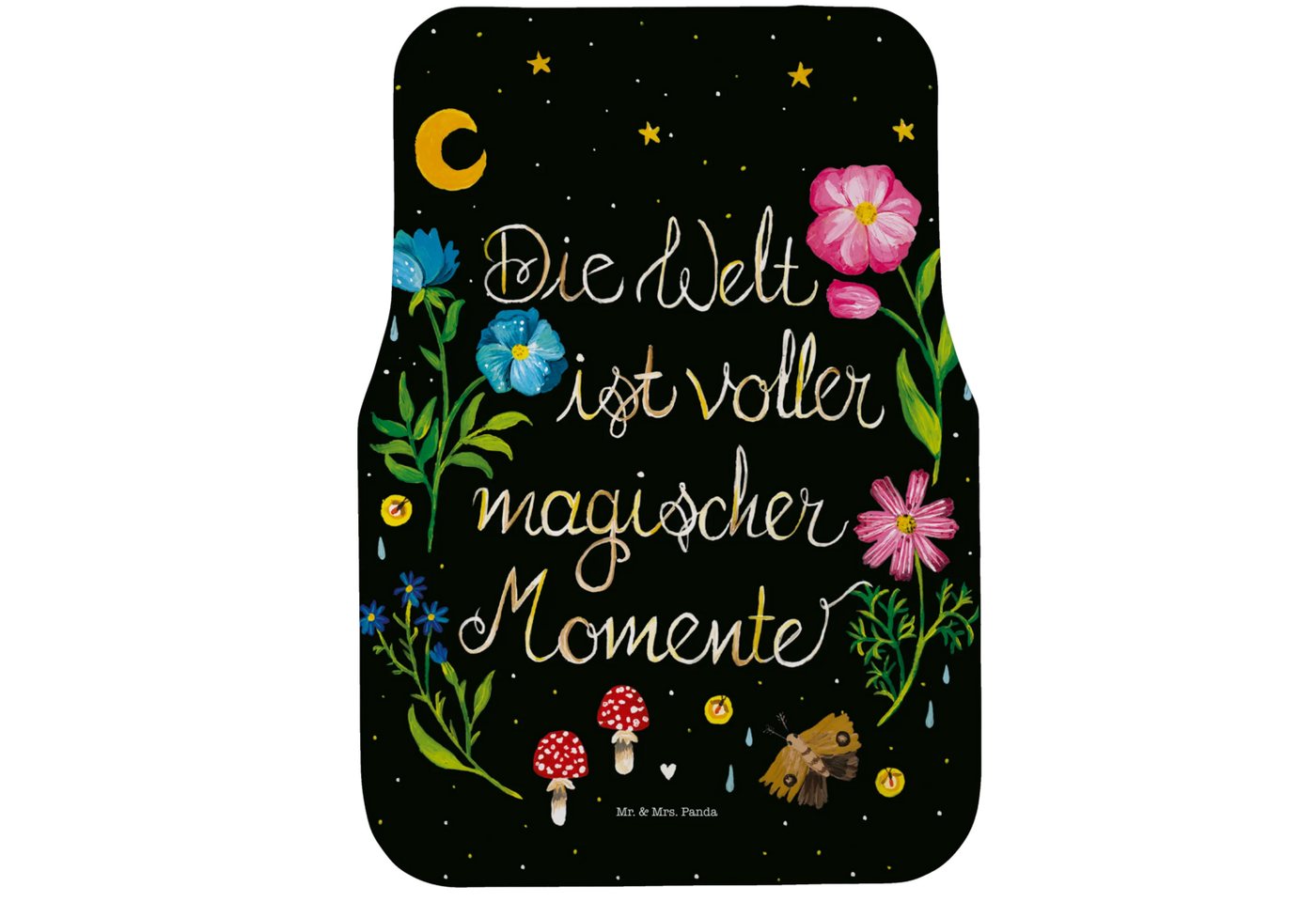 Mr. & Mrs. Panda Fußmatte Magische Welt - Geschenk, Spruch positiv, Innenmatte Fahrzeug, Velour, Höhe: 63 mm, Komfortable Nutzung Mr. & Mrs. Panda Fußmatte Magische Welt - Geschenk, Spruch positiv, Innenmatte Fahrzeug, Velour, Höhe: 63 mm, Komfortable Nutzung von Mr. & Mrs. Panda