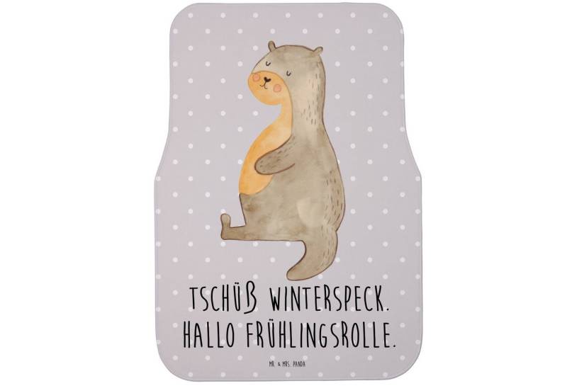 Mr. & Mrs. Panda Fußmatte Otter Bauch, Fahrer Autofußmatte, Grau Pastell, Gummimatte Auto, Auto, Höhe: 63 mm Mr. & Mrs. Panda Fußmatte Otter Bauch, Fahrer Autofußmatte, Grau Pastell, Gummimatte Auto, Auto, Höhe: 63 mm von Mr. & Mrs. Panda