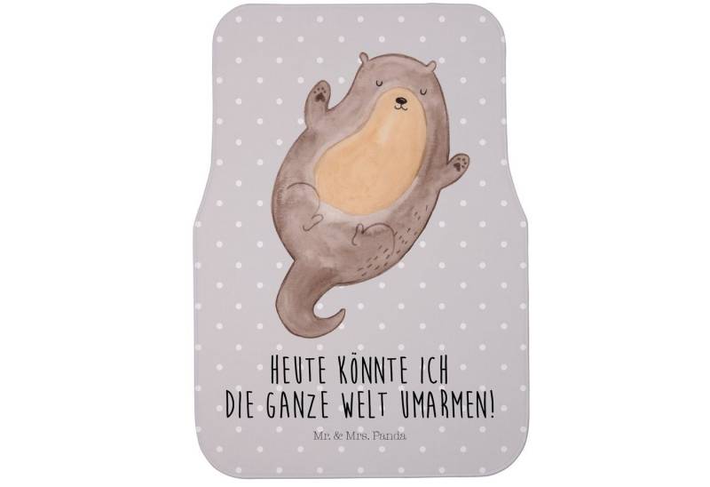Mr. & Mrs. Panda Fußmatte Otter Umarmen, Fahrer Autofußmatte, Grau Pastell, Autoteppich, Autofu, Höhe: 63 mm Mr. & Mrs. Panda Fußmatte Otter Umarmen, Fahrer Autofußmatte, Grau Pastell, Autoteppich, Autofu, Höhe: 63 mm von Mr. & Mrs. Panda