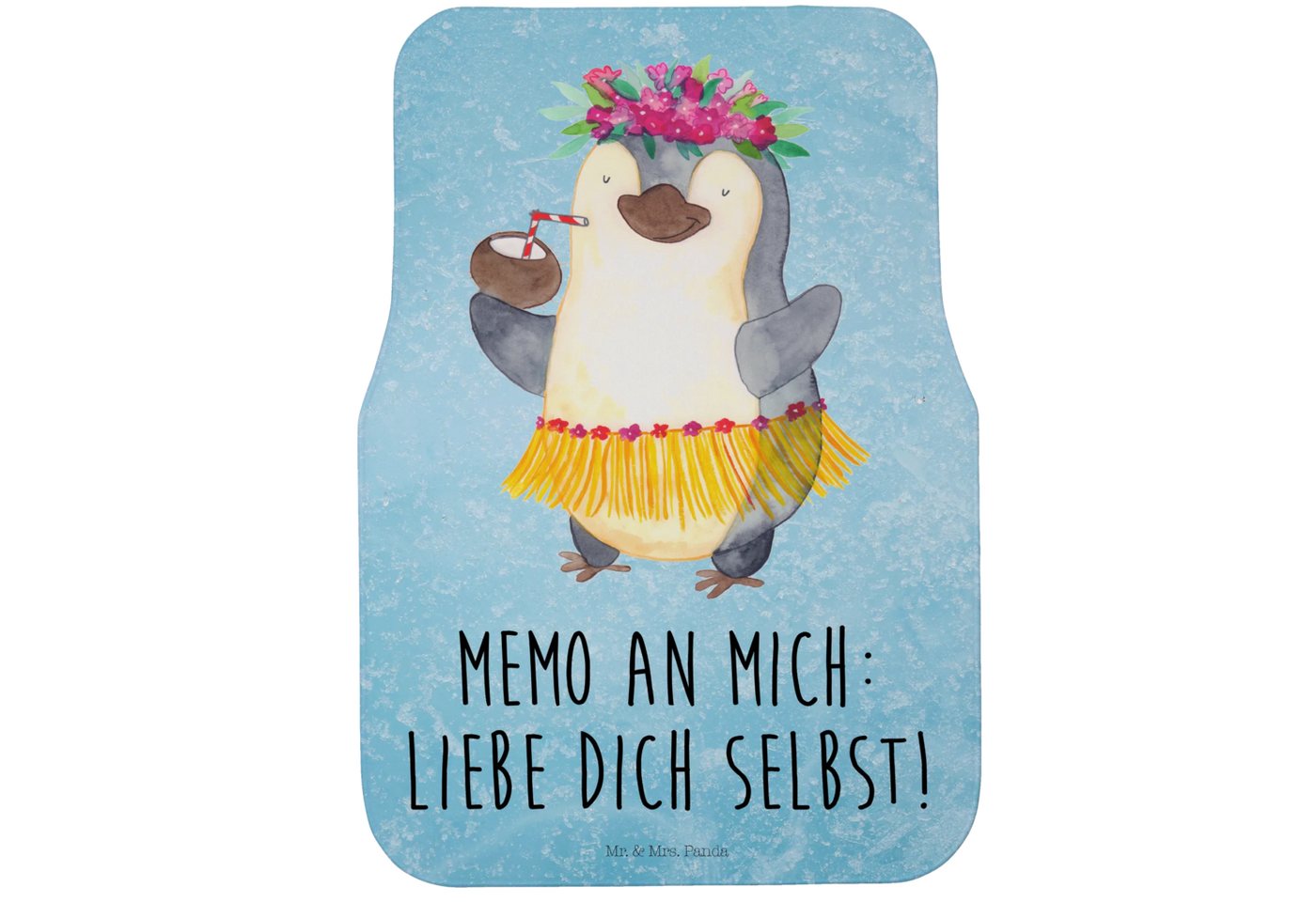 Mr. & Mrs. Panda Fußmatte Pinguin Kokosnuss - Eisblau - Geschenk, Pinguine, Trittmatte Auto, Sc, Höhe: 63 mm, Sicherer Halt Mr. & Mrs. Panda Fußmatte Pinguin Kokosnuss - Eisblau - Geschenk, Pinguine, Trittmatte Auto, Sc, Höhe: 63 mm, Sicherer Halt von Mr. & Mrs. Panda