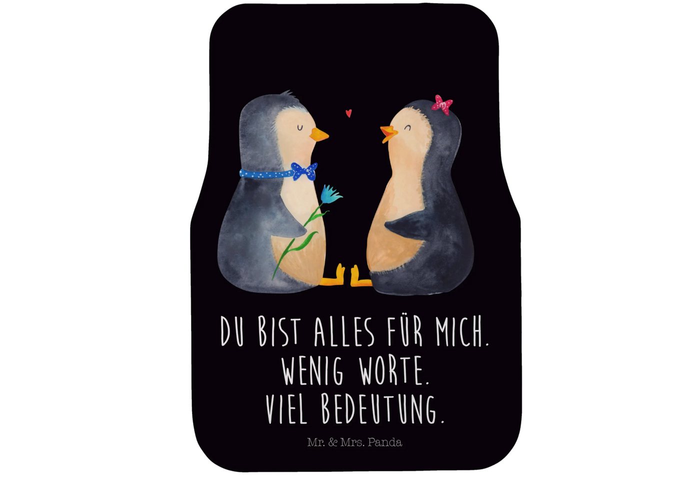 Mr. & Mrs. Panda Fußmatte Pinguin Pärchen - Schwarz - Geschenk, Verlobung, große Liebe, Hochzei, Höhe: 63 mm, Komfortable Nutzung Mr. & Mrs. Panda Fußmatte Pinguin Pärchen - Schwarz - Geschenk, Verlobung, große Liebe, Hochzei, Höhe: 63 mm, Komfortable Nutzung von Mr. & Mrs. Panda
