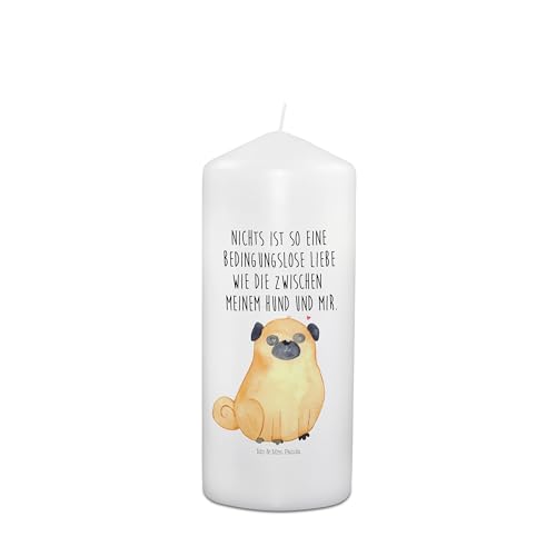 Mr. & Mrs. Panda 15 x 7 cm Kerze Mops - Geschenk, Hundeliebe, Vierbeiner, Kerze mit Druck, Geburtstagskerze, Haustier, Tierliebhaber, Hund, Mr. & Mrs. Panda 15 x 7 cm Kerze Mops - Geschenk, Hundeliebe, Vierbeiner, Kerze mit Druck, Geburtstagskerze, Haustier, Tierliebhaber, Hund, von Mr. & Mrs. Panda