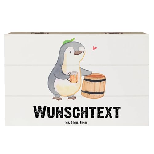 Mr. & Mrs. Panda Personalisierte Holzkiste Lieblingsfreund 19 x 12 cm - Personalisierte Geschenke, Aufbewahrungsbox mit Namen, Truhe mit Namen, von Mr. & Mrs. Panda