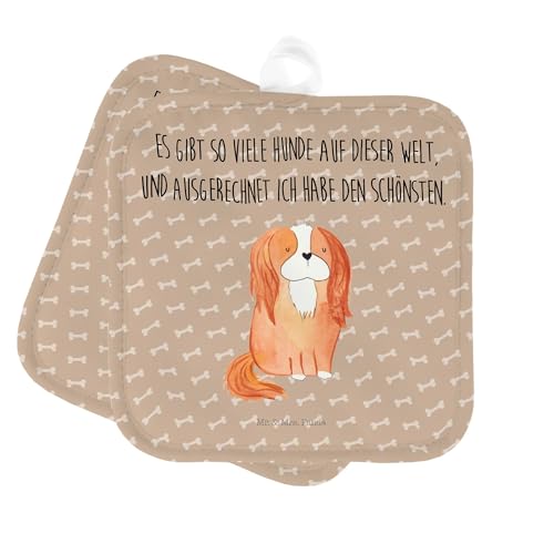 Mr. & Mrs. Panda 2er Set Topflappen Hund Cavalier King Charles Spaniel - Geschenk, Spruch, Sprüche, Hundebesitzer, Ofenhandschuhe, Topfhandschuhe, Mr. & Mrs. Panda 2er Set Topflappen Hund Cavalier King Charles Spaniel - Geschenk, Spruch, Sprüche, Hundebesitzer, Ofenhandschuhe, Topfhandschuhe, von Mr. & Mrs. Panda