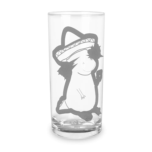 Mr. & Mrs. Panda 400 ml Wasserglas Axolotl Tequila - Geschenk, Schwanzlurch, Mexiko, Zitrone, Wasserglas mit Gravur, Urlaub, Feuersalamander, von Mr. & Mrs. Panda
