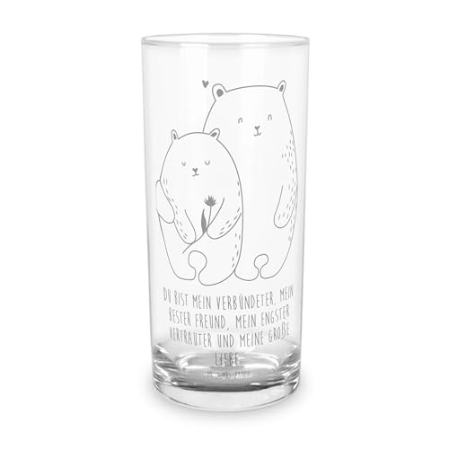 Mr. & Mrs. Panda 400 ml Wasserglas Bären Liebe - Geschenk, Geschenk Freund, Liebesgeschenk, Verlobung, Partner, Heiratsantrag, Wasserglas mit Gravur, Mr. & Mrs. Panda 400 ml Wasserglas Bären Liebe - Geschenk, Geschenk Freund, Liebesgeschenk, Verlobung, Partner, Heiratsantrag, Wasserglas mit Gravur, von Mr. & Mrs. Panda