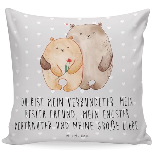 Mr. & Mrs. Panda Sitzkissen Bären Liebe - Geschenk, Sofakissen, Hochzeitstag, Zierkissen, Verheiratet, Kissenhülle, Sofakissen 40x40, Verlobung, Mr. & Mrs. Panda Sitzkissen Bären Liebe - Geschenk, Sofakissen, Hochzeitstag, Zierkissen, Verheiratet, Kissenhülle, Sofakissen 40x40, Verlobung, von Mr. & Mrs. Panda