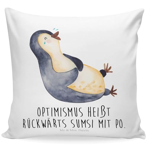 Mr. & Mrs. Panda Sitzkissen Pinguin Lachen - Geschenk, haha, sofakissen, Dekokissen 40x40, Humor, Zierkissen, Kissenhülle, Pinguine, Sofakissen, Mr. & Mrs. Panda Sitzkissen Pinguin Lachen - Geschenk, haha, sofakissen, Dekokissen 40x40, Humor, Zierkissen, Kissenhülle, Pinguine, Sofakissen, von Mr. & Mrs. Panda