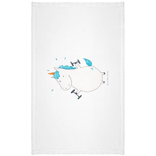 Mr. & Mrs. Panda 50 x 100 Handtuch Einhorn Fitness - Geschenk, Handtücher, Baby, Geräte, Pegasus, Einhörner, groß, Gym, Unicorn, Einhorn Deko, von Mr. & Mrs. Panda