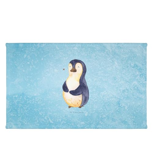 Mr. & Mrs. Panda 50 x 100 Handtuch Pinguin Diät - Geschenk, Abnehmen, Baby, Handtücher, Bierbauch, groß, Abspecken, Motivation, Kinder von Mr. & Mrs. Panda