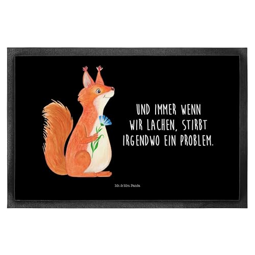 Mr. & Mrs. Panda 50 x 75 cm Fußmatte Eichhörnchen Blume - Geschenk, Fußabtreter, Tiere, glücklich Spruch, Spruch positiv, Motivation Sprüche, Mr. & Mrs. Panda 50 x 75 cm Fußmatte Eichhörnchen Blume - Geschenk, Fußabtreter, Tiere, glücklich Spruch, Spruch positiv, Motivation Sprüche, von Mr. & Mrs. Panda