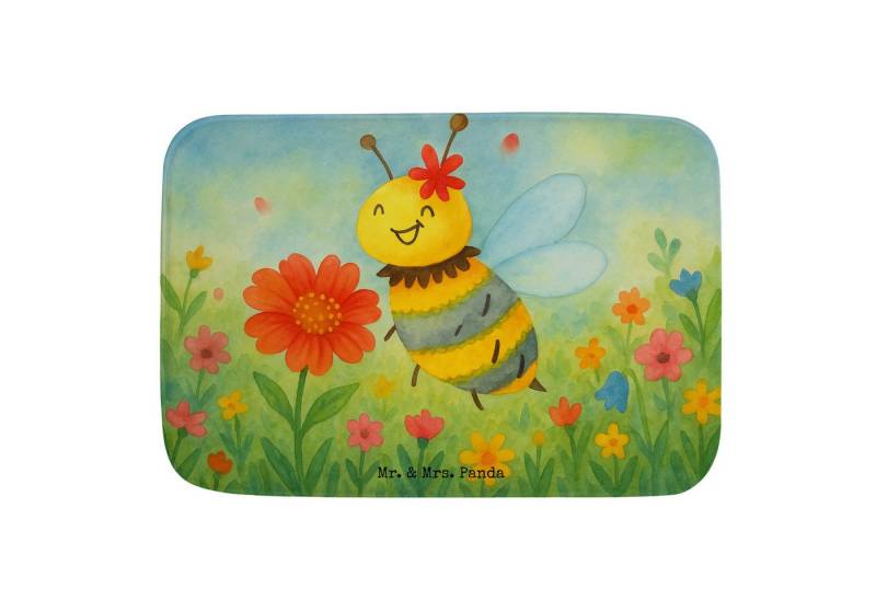 Mr. & Mrs. Panda Badematte Biene Blume Design, Badematte, Weiß, Duschvorleger, Badezimmer Matte, Höhe 40 mm, Badematte mit Biene Blume, Hochwertiges Material von Mr. & Mrs. Panda, 100% Polyester, rechteckig Mr. & Mrs. Panda Badematte Biene Blume Design, Badematte, Weiß, Duschvorleger, Badezimmer Matte, Höhe 40 mm, Badematte mit Biene Blume, Hochwertiges Material von Mr. & Mrs. Panda, 100% Polyester, rechteckig von Mr. & Mrs. Panda