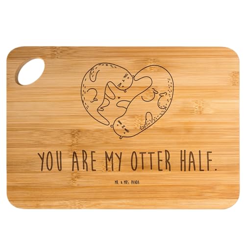 Mr. & Mrs. Panda Bambus - Schneidebrett Otter Herz - Geschenk, Liebe, Holz Bretter, Bretter, Holzbrett, Fischotter, verliebt, Hochzeitstag, Holzbrett Mr. & Mrs. Panda Bambus - Schneidebrett Otter Herz - Geschenk, Liebe, Holz Bretter, Bretter, Holzbrett, Fischotter, verliebt, Hochzeitstag, Holzbrett von Mr. & Mrs. Panda
