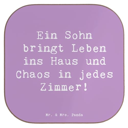 Mr. & Mrs. Panda Bierdeckel Spruch Lebhafter Sohn - Geschenk, Chaos, Untersetzer aus Holz, Weihnachten, Untersetzer Gläser, einzigartige Designs, Mr. & Mrs. Panda Bierdeckel Spruch Lebhafter Sohn - Geschenk, Chaos, Untersetzer aus Holz, Weihnachten, Untersetzer Gläser, einzigartige Designs, von Mr. & Mrs. Panda
